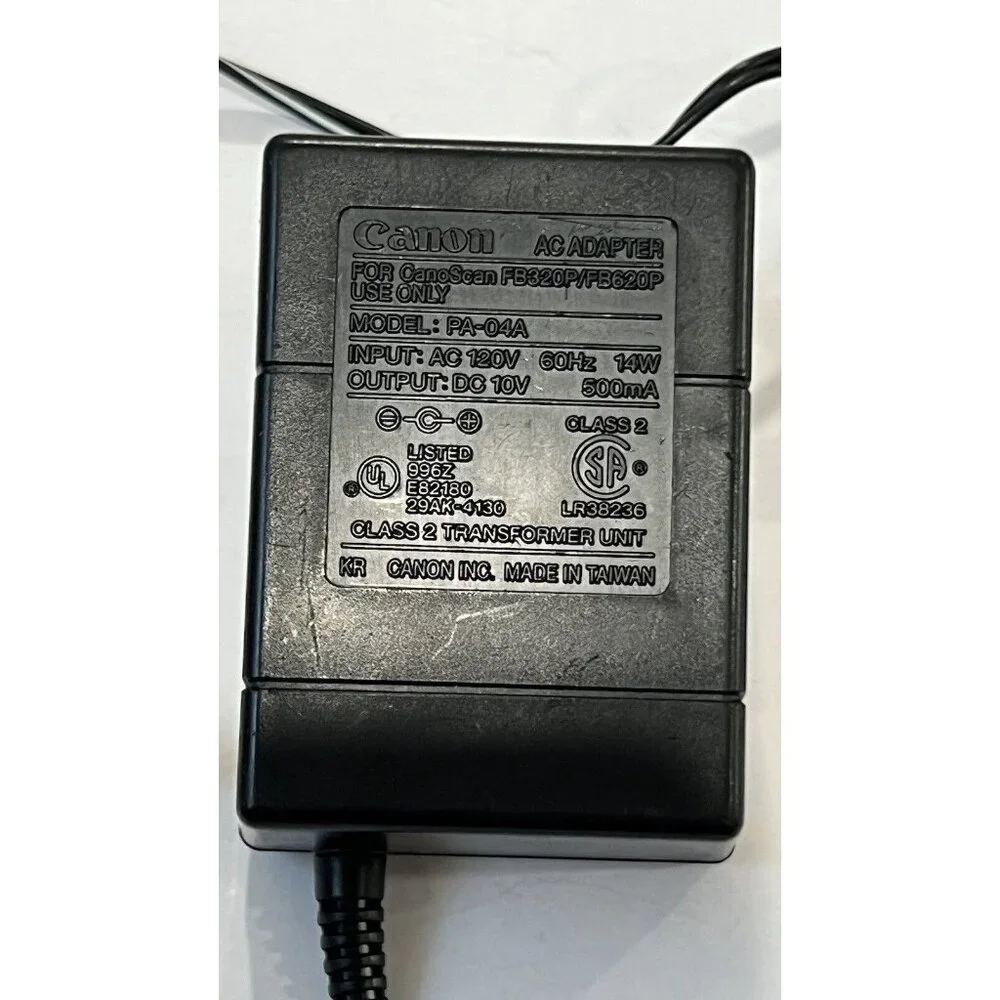 Canon AC Adapter PA-04A for CanoScan FB320P/FB620P